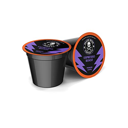 Death Wish Espresso Roast Pods - Fair Trade, Organic