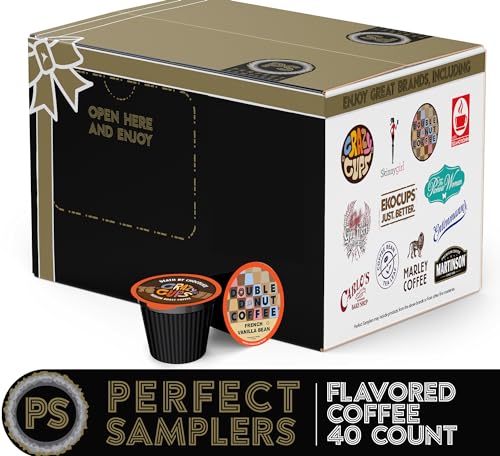 40 Count Assorted Flavored Coffee Pods for Keurig