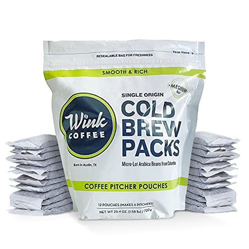 Wink Coffee Cold Brew Pitcher Packs - Colombian Arabica