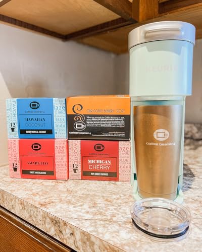 Michigan Cherry Coffee Pods by Coffee Beanery | 12ct Flavored Coffee Pods Medium Roast Coffee Pods| 100% Specialty Arabica Coffee| Gourmet Coffee Pods