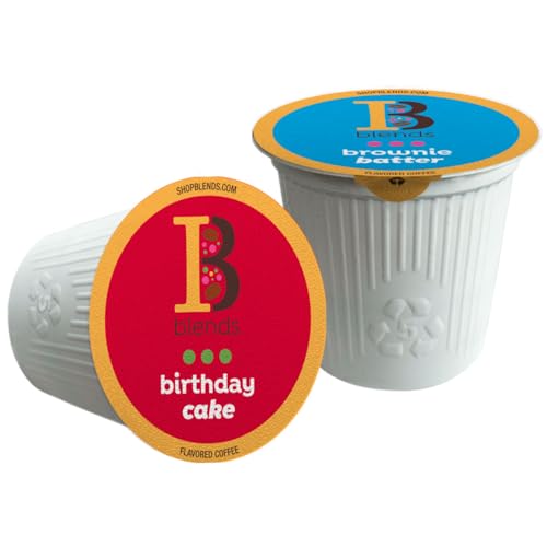 Intelligent Blends Flavored Variety Pack, 80ct. Solar Energy Produced Recyclable Single Serve Flavored Coffee Pods Variety Pack - 100% Arabica Coffee California Roasted, KCup Compatible