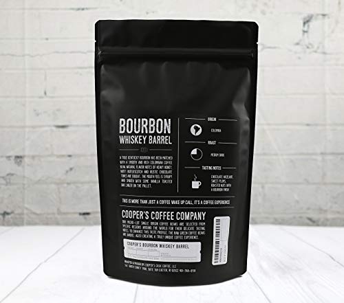 Bourbon Barrel Aged Colombian Coffee Beans - 12 oz