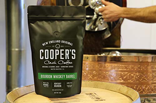 Bourbon Barrel Aged Colombian Coffee Beans - 12 oz