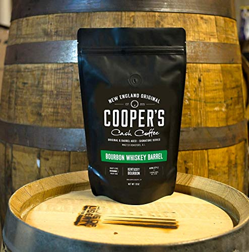 Bourbon Barrel Aged Colombian Coffee Beans - 12 oz