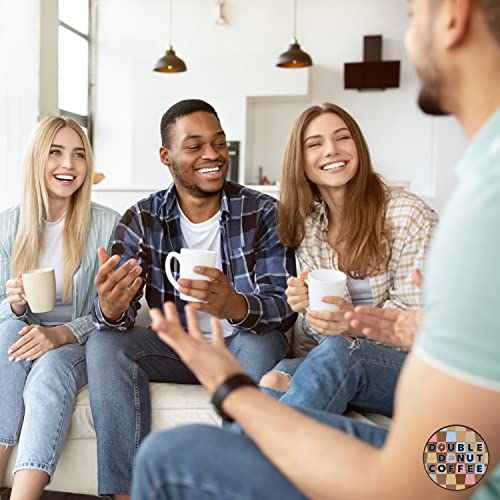 Double Donut Coffee Variety Pack, Including Flavored Coffee Pods, Medium Roast, & Dark Roast Coffee, Single Serve Coffee for Keurig K Cup Brewers, 40 Count