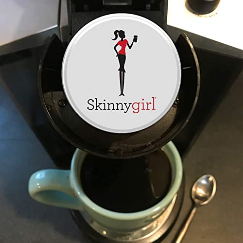 Skinnygirl Flavored Coffee Pods, Coconut Macaroon, Coconut Coffee, Single Serve Coffee for Keurig K Cups Machines, Hot or Iced Coffee, Medium Roast Coffee in Recyclable Pods, 24 Count