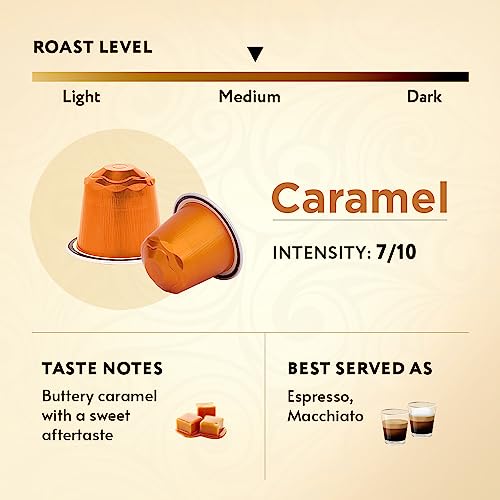 Coffeeza 100% Arabica Nespresso Flavored Coffee Pods Variety Pack, Compatible with Nespresso Original Line Machines | 6 Pack, 60 Single Serve Nespresso Compatible Coffee Pods