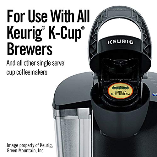 Market & Main OneCup, Vanilla Buttercream, Compatible with Keurig K-cup Brewers, 12 Count