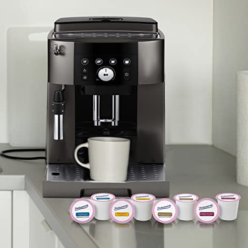 PALM AND PLENTY Flavored K Cups Coffee & Sugar Bundle | Entenmann's Assorted 48 Count K Cup Flavored Coffee Pods Compatible with Keurig + 12 White Sugar Packets (Asst 48)