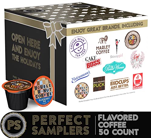 Flavored Coffee Pods Variety Pack for Keurig - 50 Count