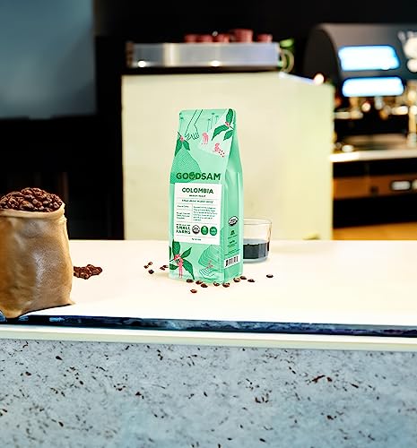 GoodSAM Organic Colombian Medium Roast Ground Coffee 2lb