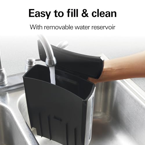 Hamilton Beach One Press Programmable Dispensing Drip Coffee Maker with 12 Cup Internal Brew Pot, Water Reservoir, Black and Silver (47950)