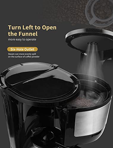 Gevi 4-Cup Coffee Maker, Small Drip Coffee maker