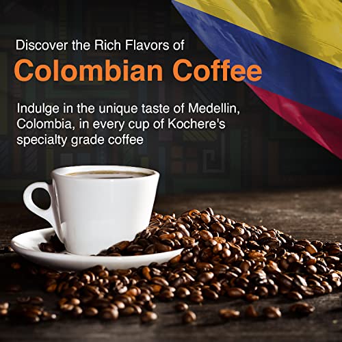 Colombian Medellín Organic Ground Coffee Beans - Chocolate & Berry Notes 12 oz