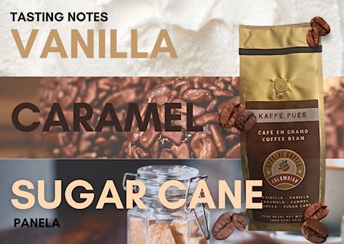 Authentic Medium Roast Colombian Whole Bean Coffee, 16oz