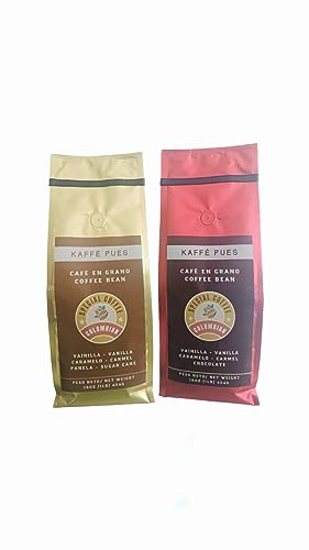 Authentic Medium Roast Colombian Whole Bean Coffee, 16oz