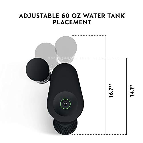 Nespresso VertuoPlus Deluxe Coffee and Espresso Machine by De'Longhi with Milk Frother, 5 ounces, Matte Black