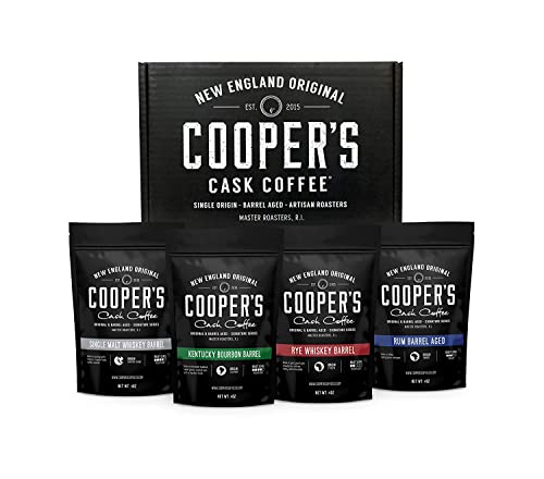 Bourbon & Whiskey Barrel Aged Coffee Set - Variety