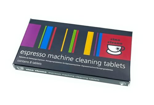Cino Cleano Espresso Machine Cleaning Tablets (8 Count (Pack of 1))