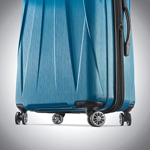 Blue Samsonite Spinner Luggage, 28-inch Checked
