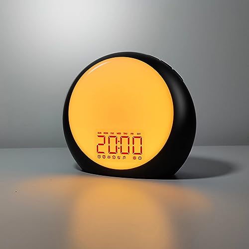 White Noise Machine Alarm Clock with Sunrise Simulation