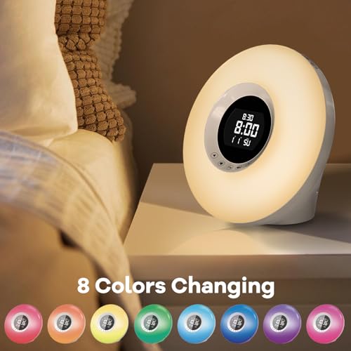 Sunrise Alarm Clock with Nightlight & Natural Sounds