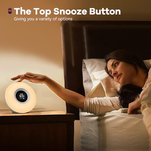 Sunrise Alarm Clock with Nightlight & Natural Sounds