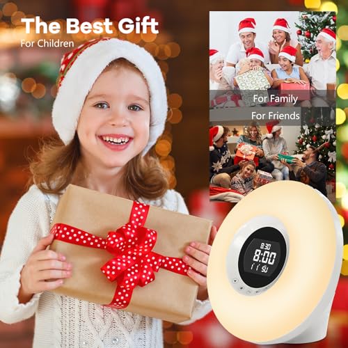 Sunrise Alarm Clock with Nightlight & Natural Sounds