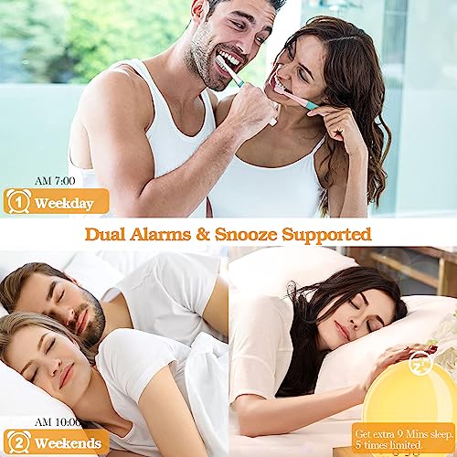 Sunrise Alarm Clock with Sleep Sound and Light