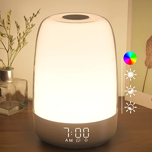 Sunrise Simulation Alarm Clock Night Light for Travel