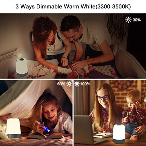 Sunrise Simulation Alarm Clock Night Light for Travel