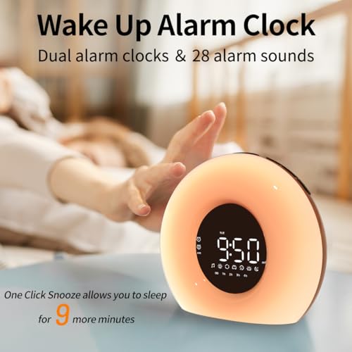OrangeLight Sunrise Alarm Clock with Sunset Simulation