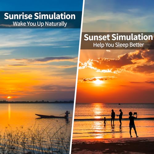 OrangeLight Sunrise Alarm Clock with Sunset Simulation
