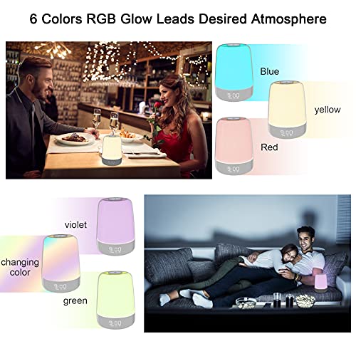 Sunrise Simulation Alarm Clock Night Light for Travel