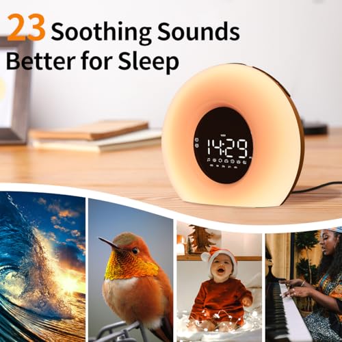 OrangeLight Sunrise Alarm Clock with Sunset Simulation