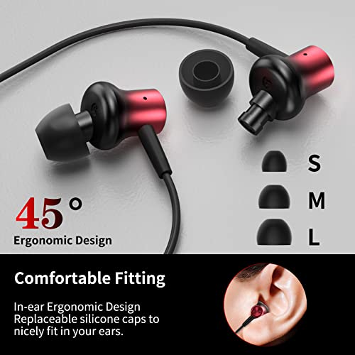 Magnetic Wired Earbuds for Samsung Galaxy and iPhone
