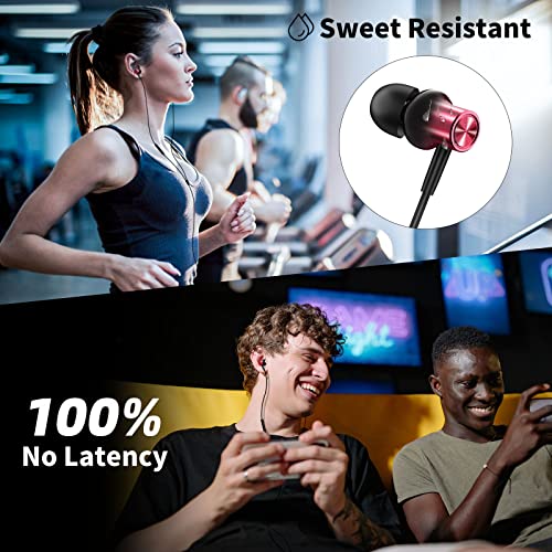 Magnetic Wired Earbuds for Samsung Galaxy and iPhone