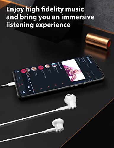 USB C Headphones for Galaxy S24 Ultra S23 FE