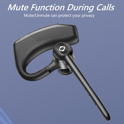 Dual Noise Canceling Wireless Bluetooth Earpiece for Traveling