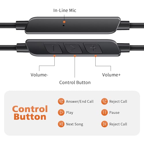 Rotatable Earhook Sport Earphones for iPhone & Samsung