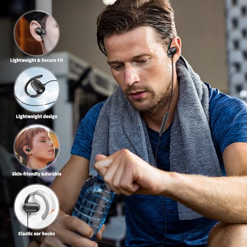Rotatable Earhook Sport Earphones for iPhone & Samsung