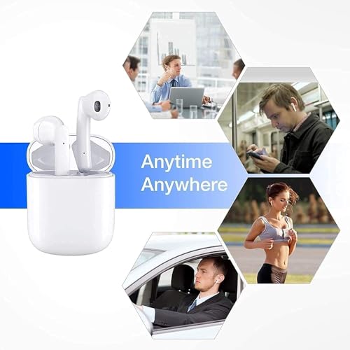 Wireless Earbuds,Air Buds Pods Bluetooth 5.3 Ear Buds Air Bud Pro IPX7 Waterproof Earphones Pop-ups Auto Pairi Headsets,3D Stereo Headphones in-Ear Ear Bud for iPhone/Samsung/airpos Case/Android