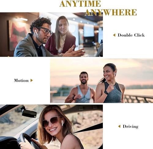 Wireless Earbuds,Air Buds Pods Bluetooth 5.3 Ear Buds Air Bud Pro IPX7 Waterproof Earphones Pop-ups Auto Pairi Headsets,3D Stereo Headphones in-Ear Ear Bud for iPhone/Samsung/airpos Case/Android