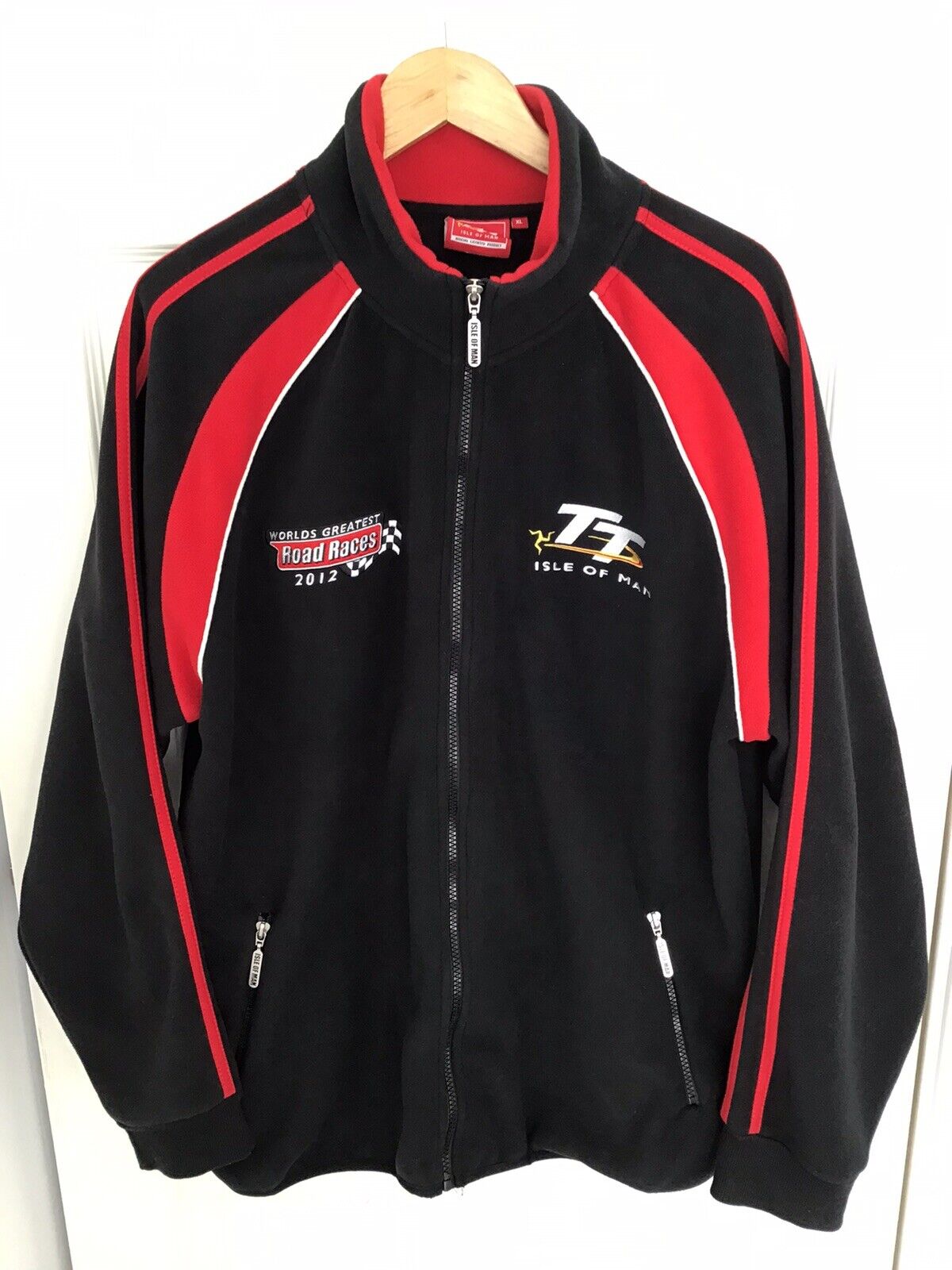 2012 Isle of Man TT Black XL Fleece Jacket