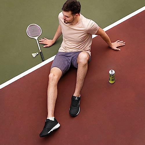 Men's Wide Arch Support Pickleball Tennis Shoes