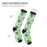 Cucumber Design Knee High Compression Socks for Pickleball