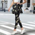 Bee Print Skirts with Leggings for Pickleball