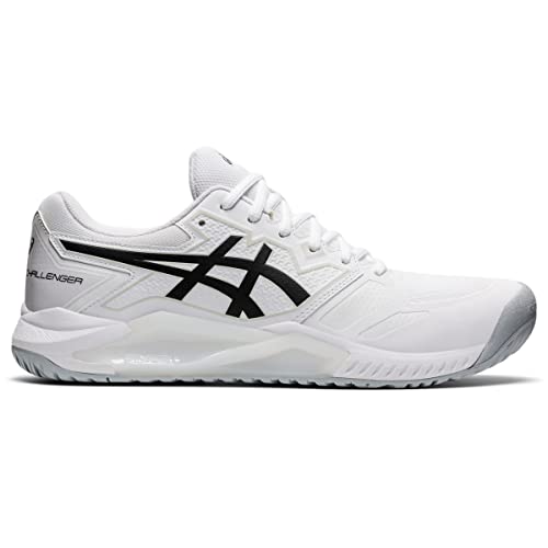 ASICS Men's Gel-Challenger 13 Pickleball Shoes, White/Black