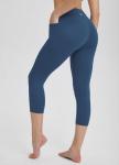 Women's High Waisted Capri Leggings with Pockets