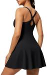 Women's Tennis Dress with Built-in Bra and Shorts